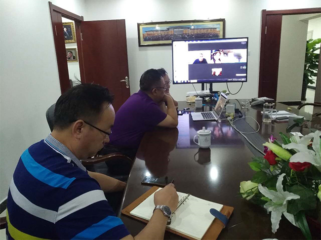 项目合作视频会议