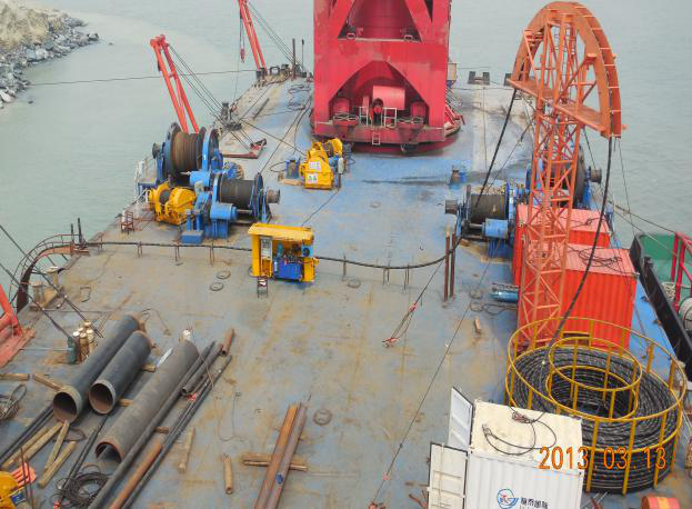 中石化泉州石化码头项目海缆铺设项目（2014年）