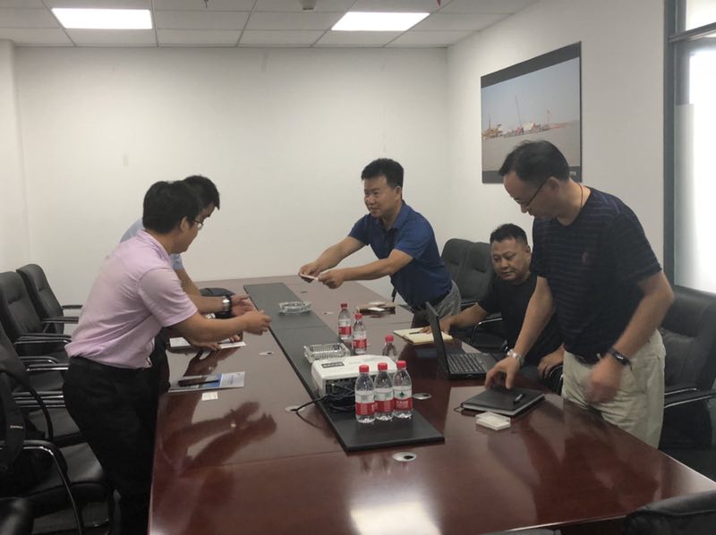 山东电工电气集团有限公司于我司进行合作会谈