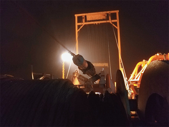 原渤西弃置海管高沙岭区海管回收项目顺利完工！