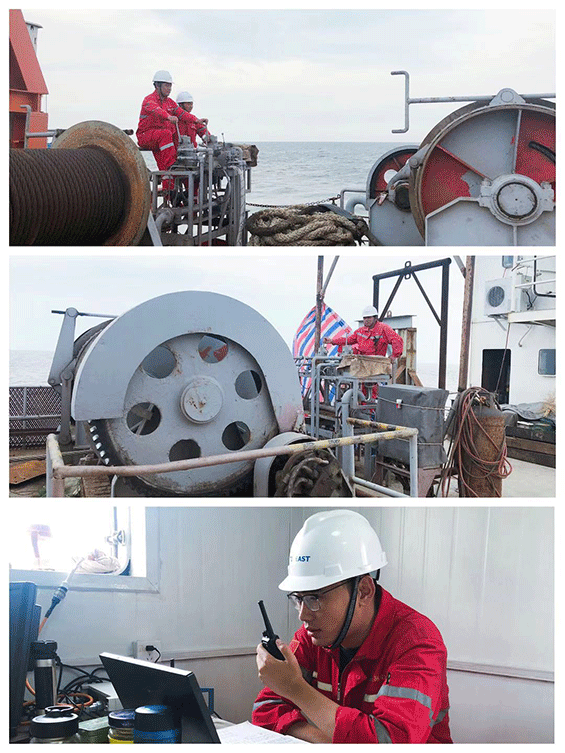 我司总经理视察及慰问月东油田海底电缆裸露治理项目施工现场