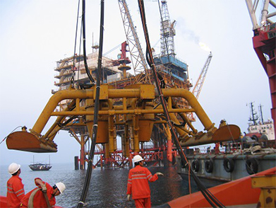 涠洲海底管线后挖沟项目（2008年--中海油）