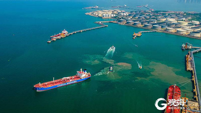 加快建设世界一流的海洋港口，青岛港董潍输油管道管输总量突破5000万吨大关