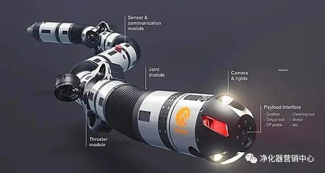 前沿技术 | “蛇形机器人”修复海底管道