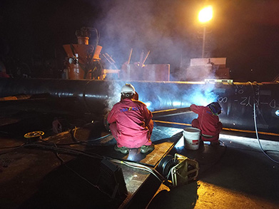 曹妃甸工业区入海排污口工程项目顺利完工