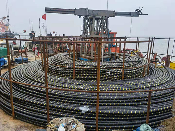 江苏如东H5 35KV海缆敷设工程（2021年--亨通海工）