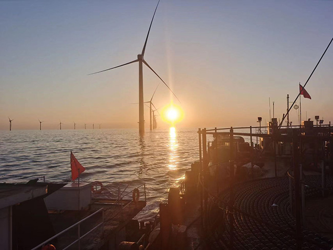 祝贺江苏如东H5 35KV海缆敷设工程项目完工