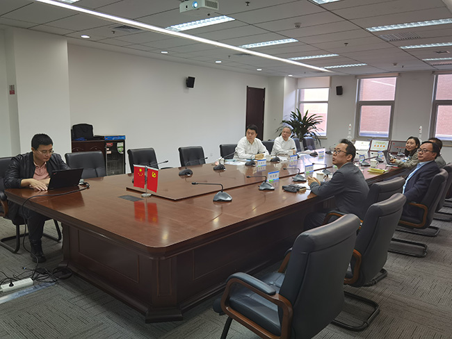 与天津经济技术开发区管委会-滨海中关村科技园科技创新局商务会谈