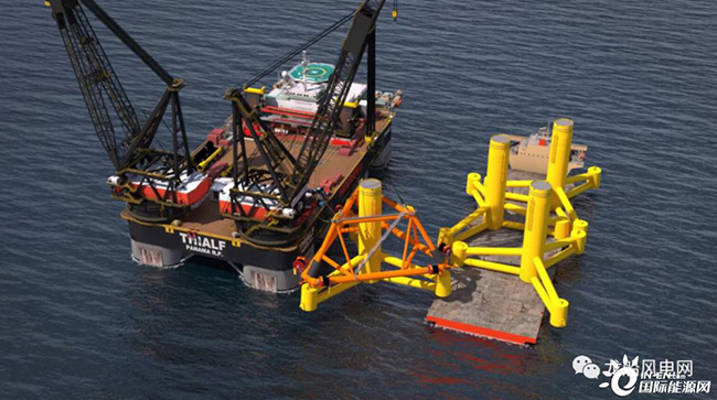 浮式风电安装新玩法！