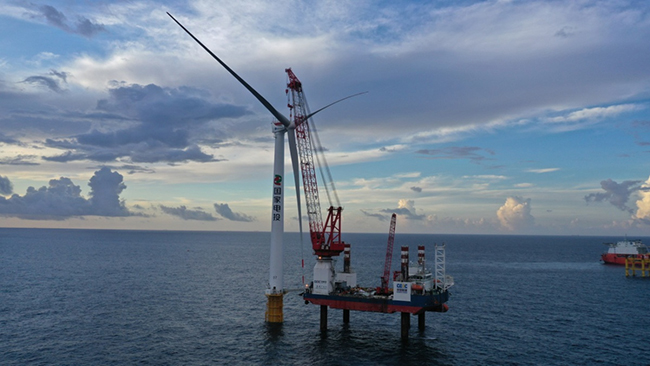 刷新全国最重单桩纪录！海上风电建设取得新进展