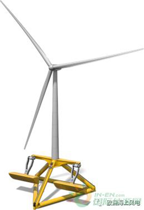超简洁设计，浮式风电 波浪能！