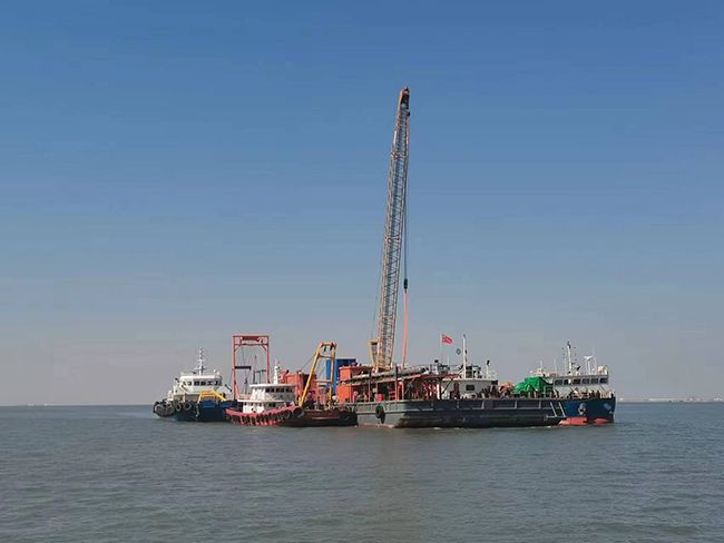 冀东南堡1-29储气库先导试验地面工程注采集输管道项目铺管船施工项目顺利成交并正式开工！