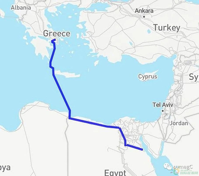 海底电缆将风能和太阳能从埃及输送到欧洲