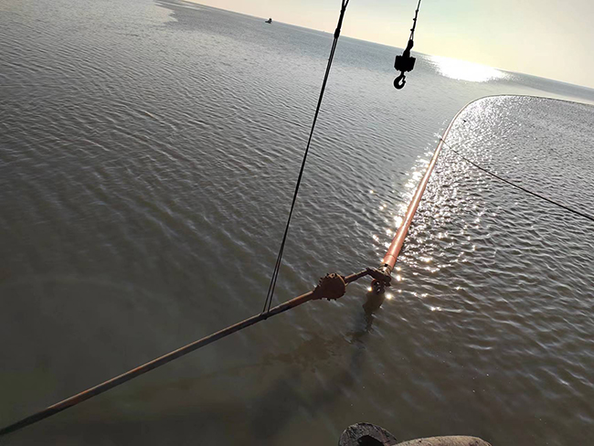 我司首次定向钻穿越二界沟航道—月东海缆更换维修项目顺利完工