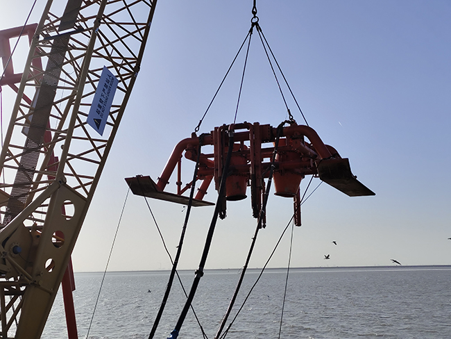 冀东油田NP1-1D及其辖区节能低碳示范区建设工程 海底管线后挖沟施工项目开工