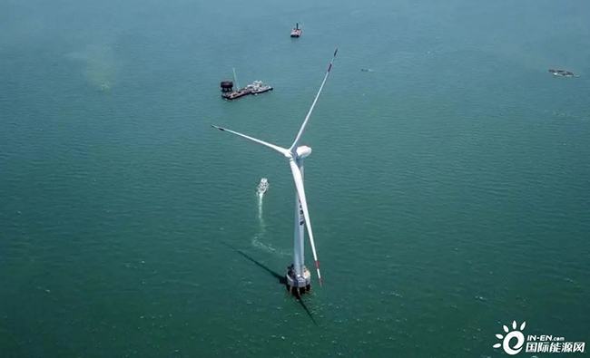 我国首台10兆瓦海上风机护航全球首次海上风电无淡化海水直接电解制氢海试成功