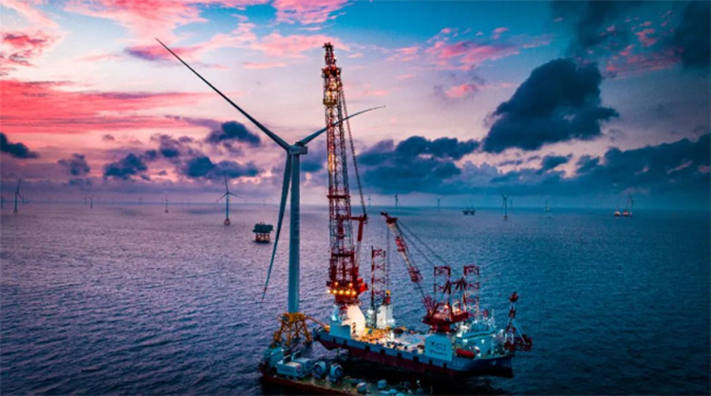 百万千瓦级海上风电项目，首台14MW风机吊装！