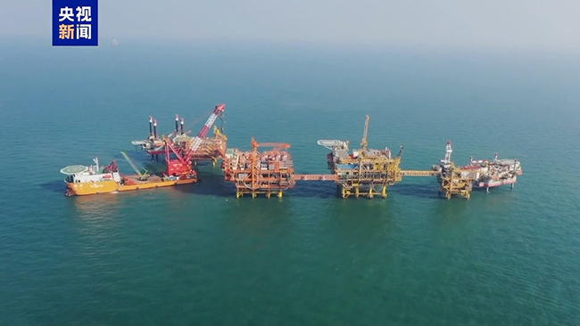 我国最大规模海上油田群岸电工程项目全面竣工