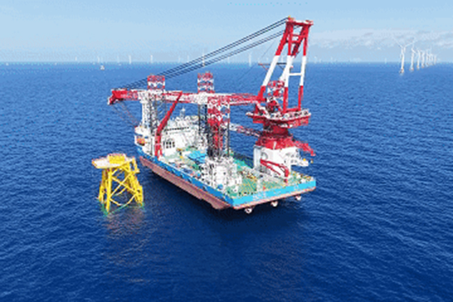 双“舰”合璧！港航局实现海上风电全流程自主化施工