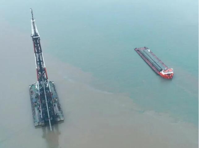 中船科技象山大型海上风电装备产业园配套码头建成