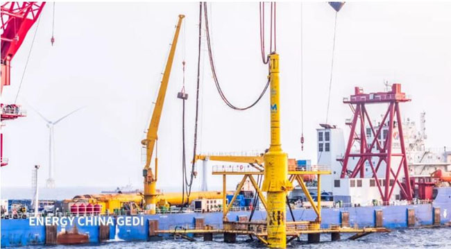 三峡阳江青洲五、七海上风电场项目162套风机基础钢管桩施工圆满完成！