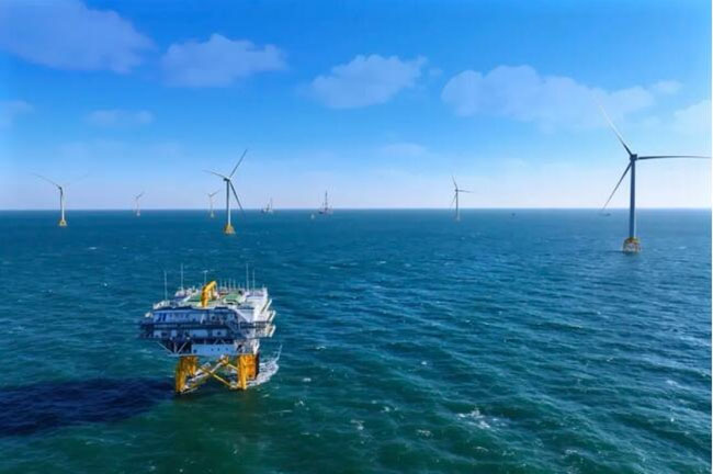 挺进深蓝！我国水深最深海上风电项目全容量并网