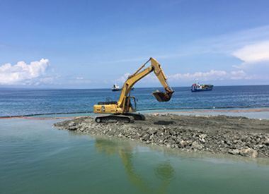 菲律宾海上取排水管线安装项目（2017-2018年--江苏电建）