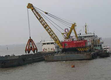 冀东油田1-2号岛海底管道后挖沟项目（2008年--中石油）