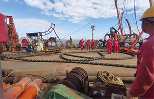 祝贺江苏如东H5 35KV海缆敷设工程项目完工