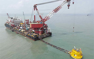 中企承建孟加拉国首条海洋管道工程创两项世界纪录