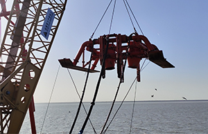冀东油田NP1-1D及其辖区节能低碳示范区建设工程海底管线后挖沟施工项目开工