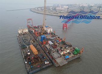 冀东南堡1-29储气库先导试验地面工程注采集输管道项目铺管船施工项目（2022年--中石油）