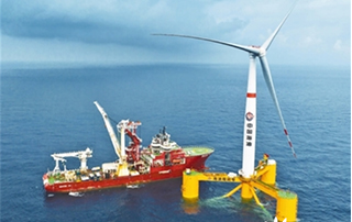 海上风电走向深远海——“观澜”并网 输送绿电