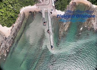 马来西亚 SPL管线工程近岸段施工（2025年--华西海工）