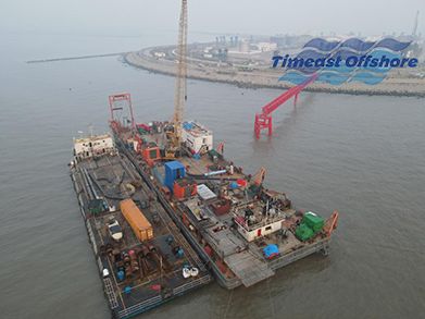 冀东南堡1-29储气库先导试验地面工程注采集输管道项目铺管船施工项目（2022年--中石油）