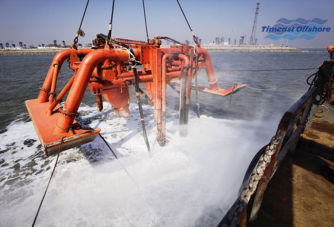 冀东油田NP1-1D及其辖区节能低碳示范区建设工程 海底管线后挖沟施工项目顺利完工 冀东油田NP1-1D及其辖区节能低碳示范区建设工程 海底管线后挖沟施工项目顺利完工