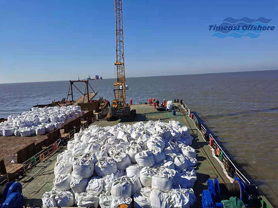 月东油田海底管道裸露、悬空治理项目（2021年--天时集团）